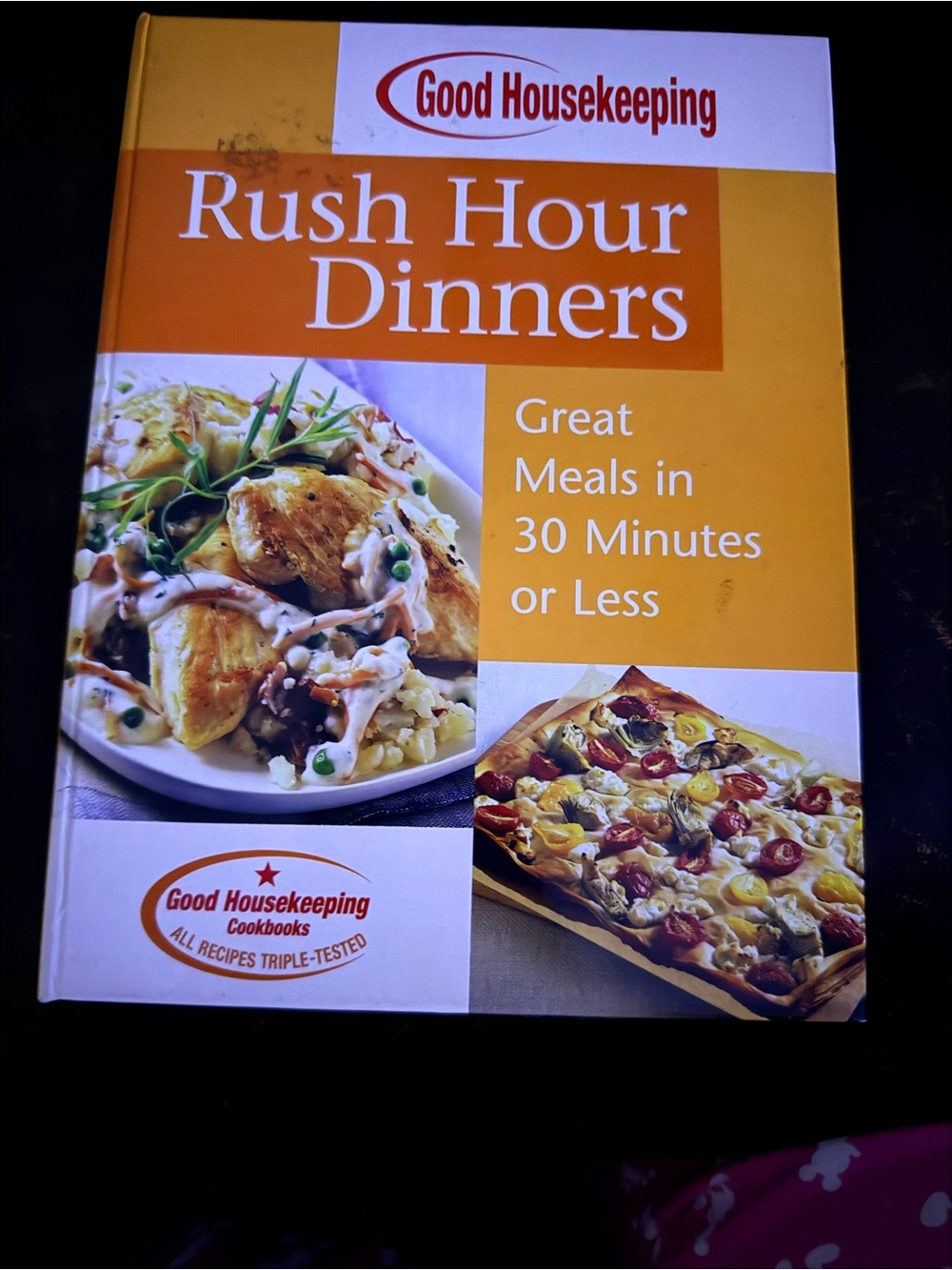 Rush Hour Dinners Cookbook - Orange Cover